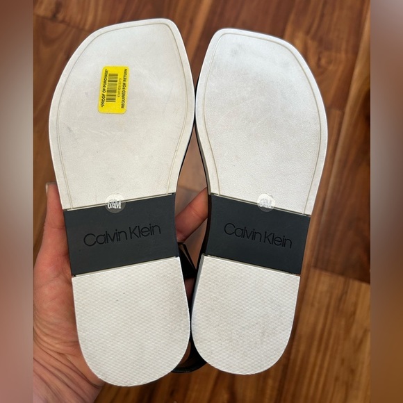 Calvin Klein Rikki Black Sandals Sleek and Stylish Sz-6.5M.   N - Picture 10 of 10